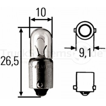 HELLA Glühlampe 28V 7 5W 28 Volt - 8GP 008 285-001 -...