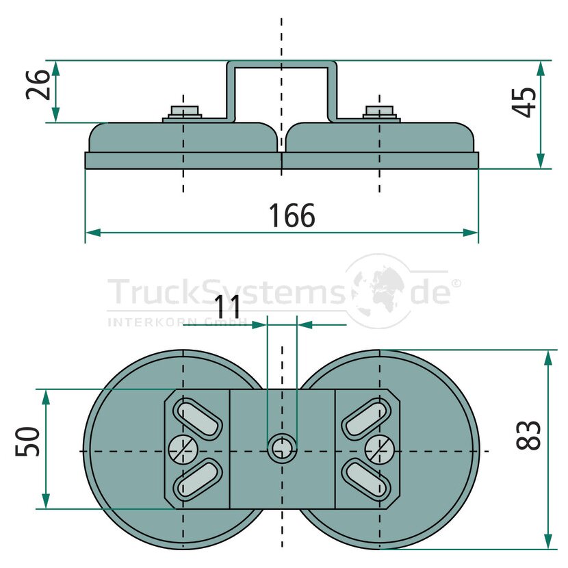 HELLA Magnethalter - 8HG 004 806-001 - 8HG004806001