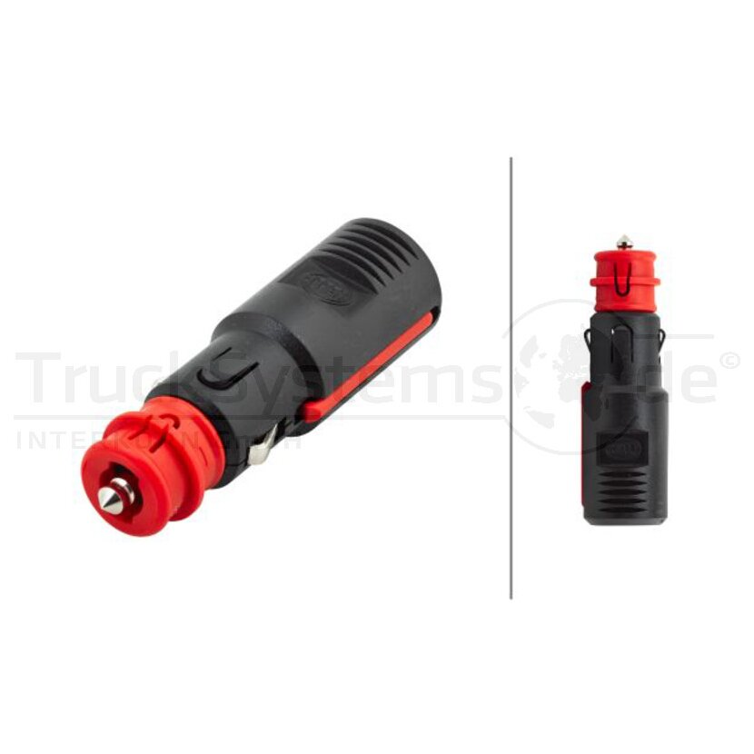 HELLA Stecker 2 - polig mit Sicherung - 8JA 007 589-001 - 8JA007589001