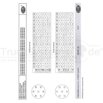 HELLA Steckdose 7-polig 24V Kunststoff ISO3731 - 8JB 008...