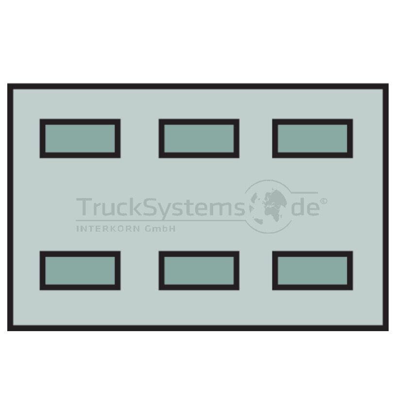 HELLA Steckergehäuse 6 - fach - 8JD 008 152-051 - 8JD008152051