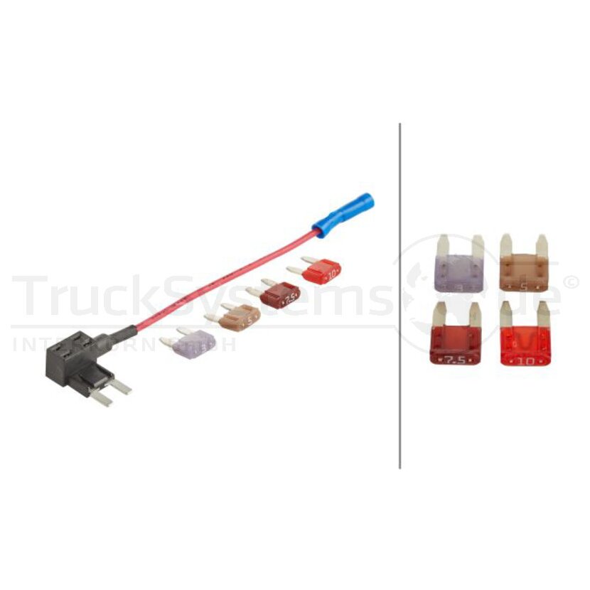 HELLA Mini-Sicherungshalter-Set - 8JD 743 557-801 - 8JD743557801