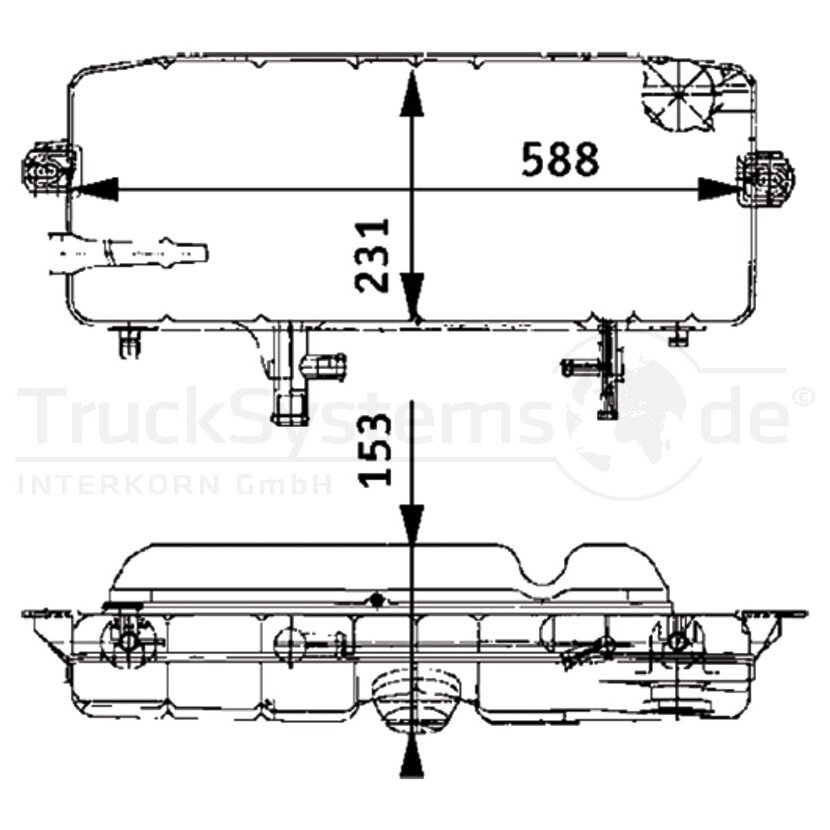 MAHLE Ausgleichsbehälter CRT45000P  - CRT 45 000P