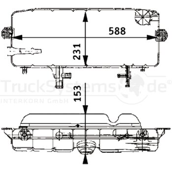 MAHLE Ausgleichsbehälter CRT45000P  - CRT 45 000P