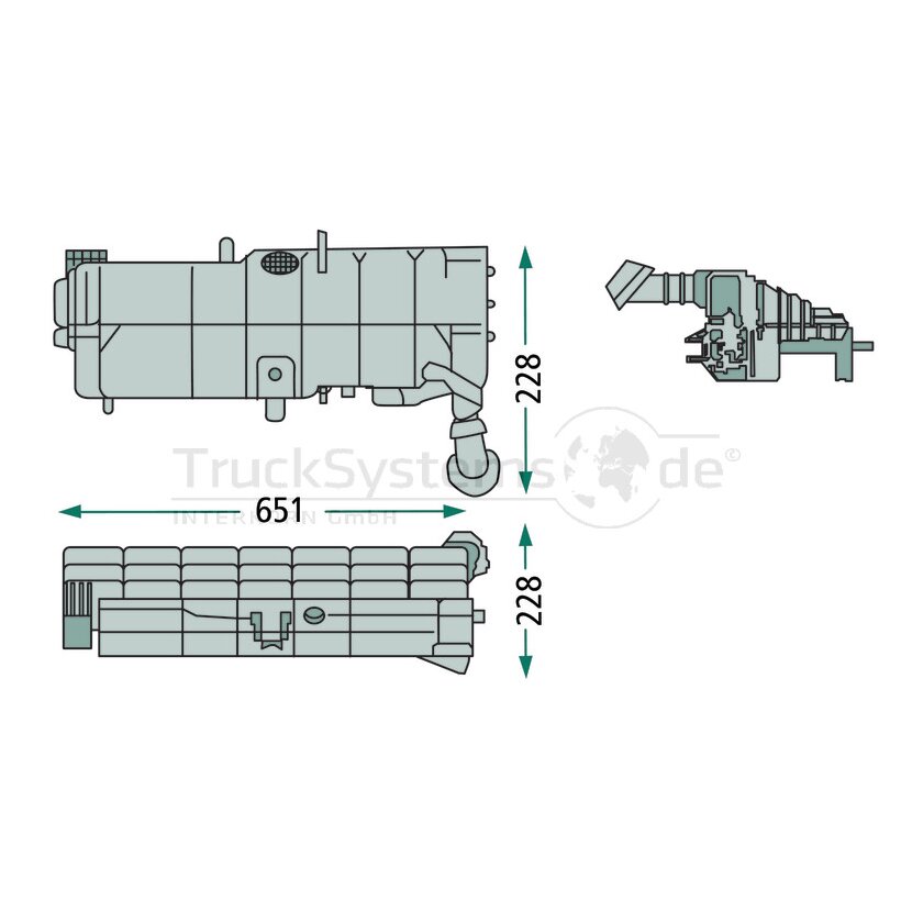 MAHLE Ausgleichsbehälter CRT49000P  - CRT 49 000P