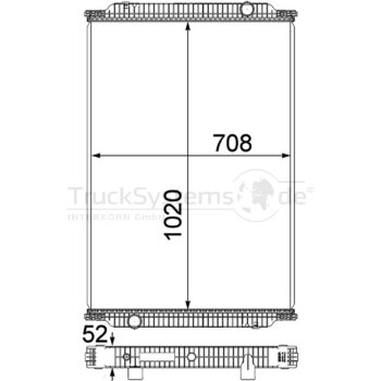 MAHLE Kühlmittelkühler CR1010000P  - CR 1010 000P