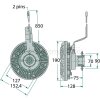 MAHLE L&uuml;fterkupplung CFC134000P  - CFC 134 000P