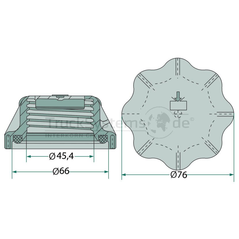 MAHLE Kühlerdeckel CRB20000P  - CRB 20 000P