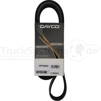 DAYCO Keilrippenriemen Iveco 8PK1688HD