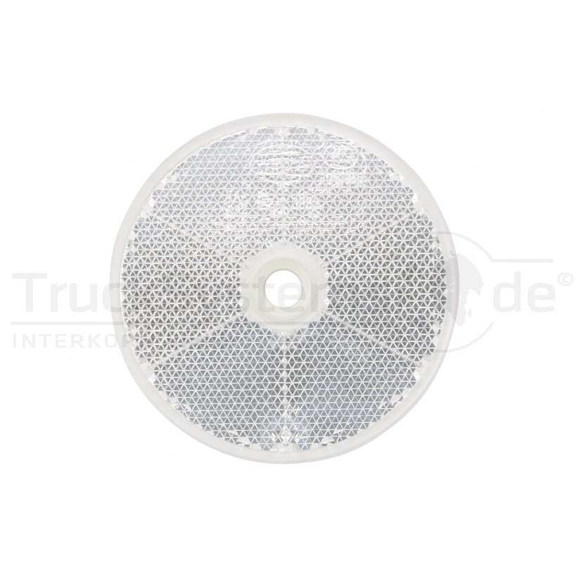 HELLA Rückstrahler rund 60 mm weiß geschraubt - 8RA 002 014-241 - 8RA002014241