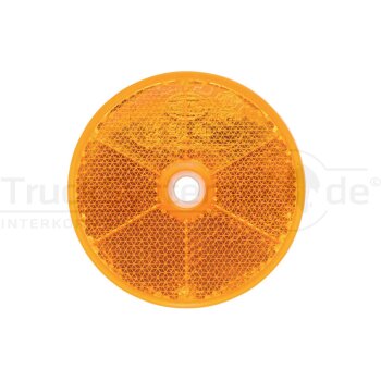 HELLA Rückstrahler rund 60 mm gelb geschraubt - 8RA...