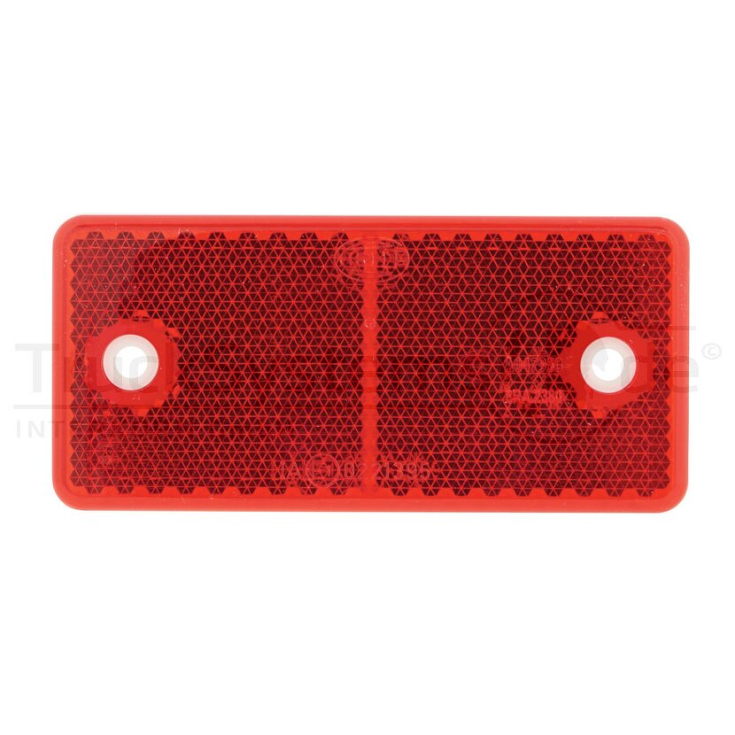 HELLA Rückstrahler 94x44 mm rot geschraubt - 8RA 003 326-001 - 8RA003326001
