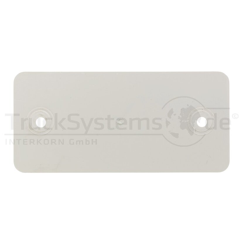 HELLA Rückstrahler 94x44 mm weiß geschraubt - 8RA 003 326-021 - 8RA003326021