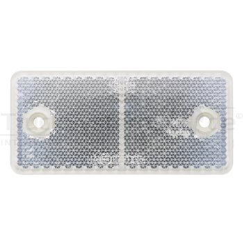 HELLA Rückstrahler 94x44 mm weiß geschraubt -...