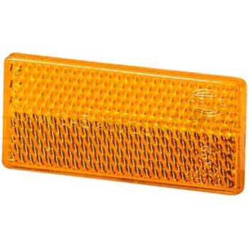 HELLA Rückstrahler 70x31 5 mm gelb geklebt - 8RA 004...