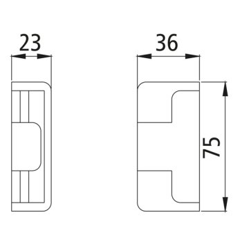 SUER Verschlusstasche 6817, roh - 101102461