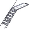 SUER PWP Treppe ausziehbar, 7 Stufen, Stahl feuerv., Handlauf rechts - 105131596