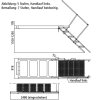 SUER PWP Treppe ausziehb.,7 Stufen,Stahl feuerv.,Handlauf beidseitig - 105131606