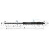 STABILUS GF-D&auml;mpfer 6/15 175N-Lg 443mm-H 195mm  -...