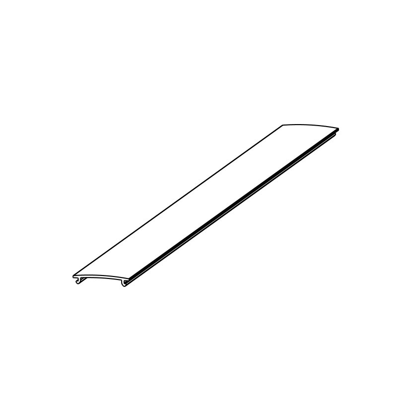 SUER Abdeckprofil für FlexLED Montageprofile, diffus, 1000 mm - 127557265