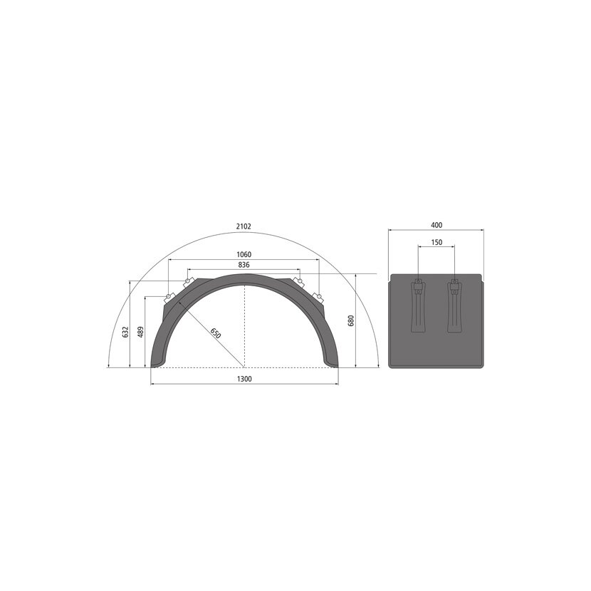 SUER HR-Kunststoff H-PE 40.1300.21-IKK SG, PP-EPDM - 181378135
