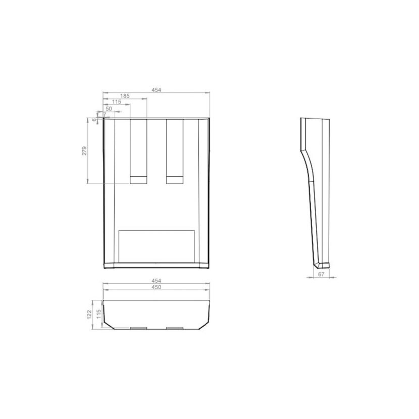 SUER Kotflügel - Kunststoff - Kurz - LM 450/640 - 183376163