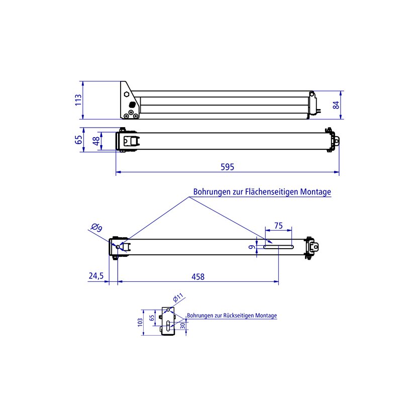 SUER Suer Stielgerätehalter, Edelstahl, mit elastischem Moosgummi - 250131990