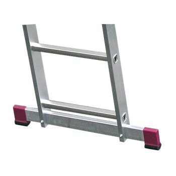 SUER Anlegeleiter 12-sprossig, Aluminium, 3350 mm...