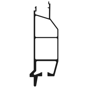 SUER Alu 40er SL, 202er Unterteil, pressblank - 535631008