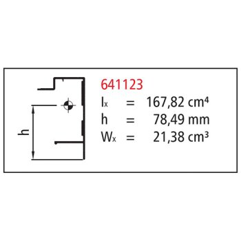 SUER Alu Bodenrahmen 130mm, pressblank, Sonderlänge...