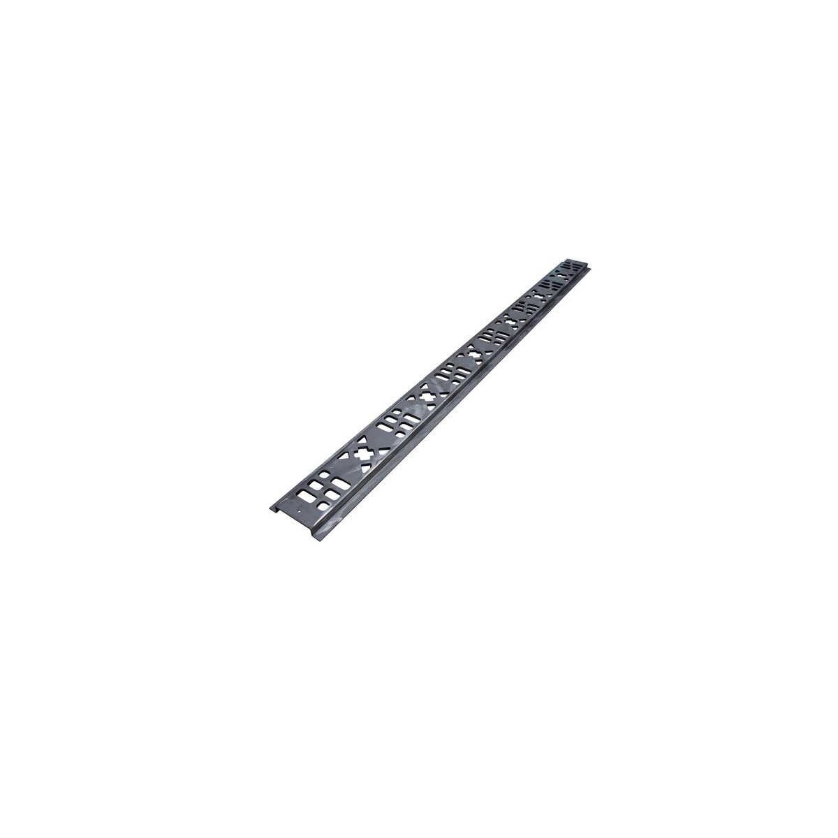 SUER Multi-X Bodenzurrschiene, Stahl roh, 24 mm (21+3), 2400 mm - 605646586