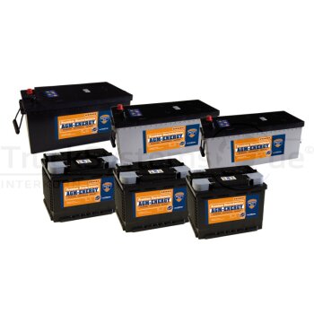 Starterbatterie AGM ENERGIE 100Ah  - AGM 100 -...