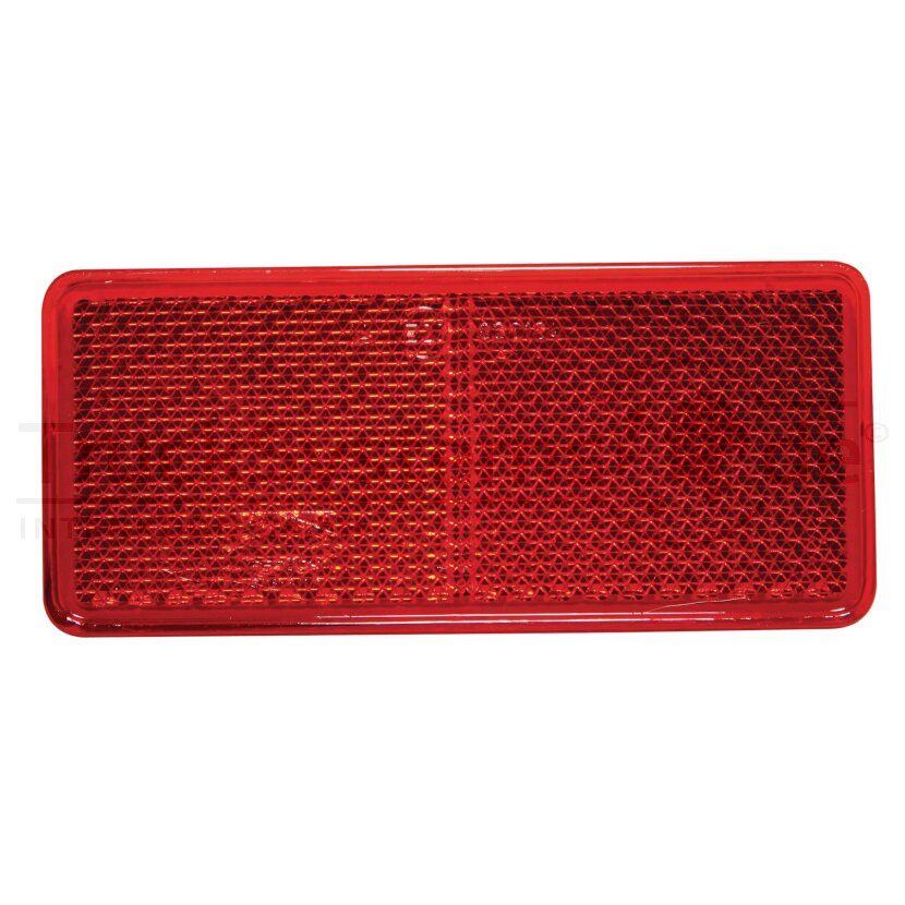 ASPÖCK Rückstrahler 90x40 mm rot geklebt - 15-5431-017 - 155431017 - 15-5431-011 - 155431011