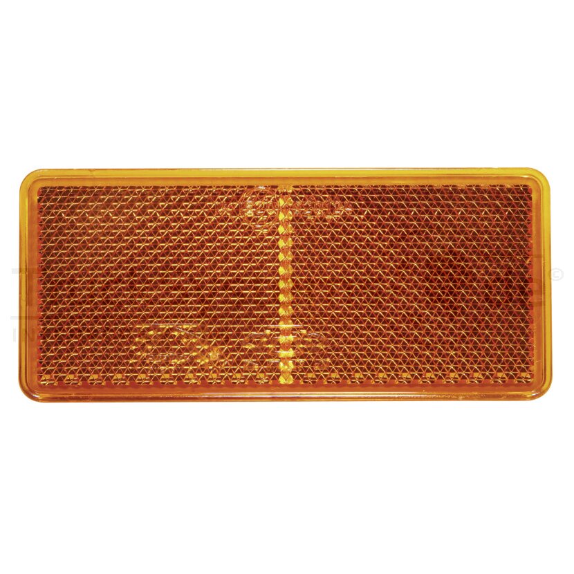 Aspöck Rückstrahler, eckig, 90 x 40 mm, gelb, selbstklebend - 15-5432-017 - 155432017 - 15-5432-011 - 155432011