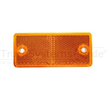 Aspöck Rückstrahler, eckig, 90 x 40 mm, gelb,...