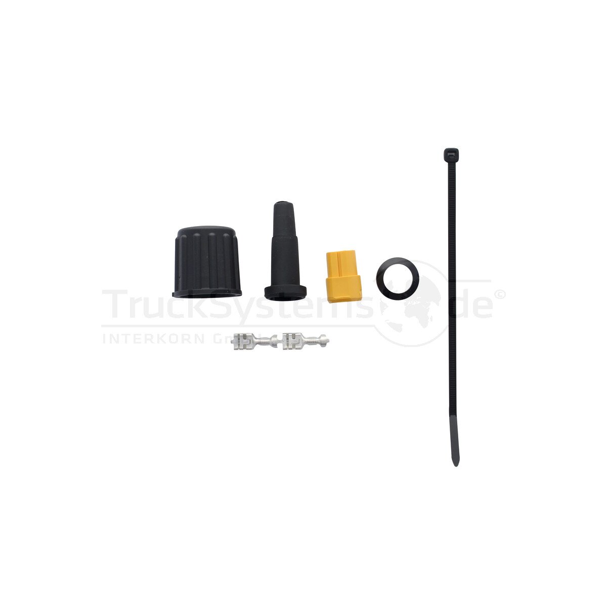 Aspöck Verbinderset 2-polig ASS, Buchse, gelb, VPE 10 Stück, OEM - 15-7002-195 - 157002195