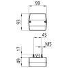 Aspöck Minipoint, 12 V, links/rechts, 5-polig Bajonett, mit KZL - 23-0300-507 - 230300507 - 23-0300-501 - 230300501