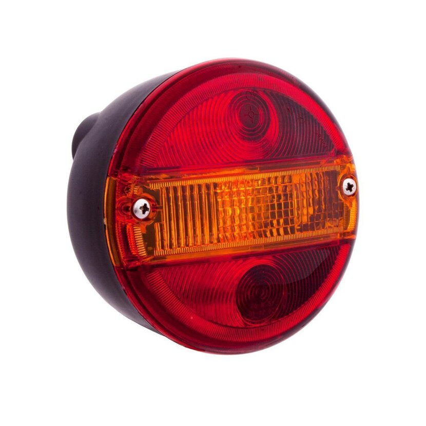 Aspöck 3-Kammer Leuchte, 24 V, 8-polig Baj., 140 mm ø, OEM - 23-8200-517 - 238200517 - 23-8200-511 - 238200511