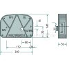 Aspöck Multipoint II, 12 V, links, 5-pol Bajonett,Dreieck,mit KZL unten,OEM - 24-7000-207 - 247000207 - 24-7000-201 - 247000201