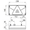 Aspöck Multipoint V, 12 V, links, 5-polig Bajonett, mit Dreieck, RFS - 24-8510-007 - 248510007 - 24-8510-001 - 248510001