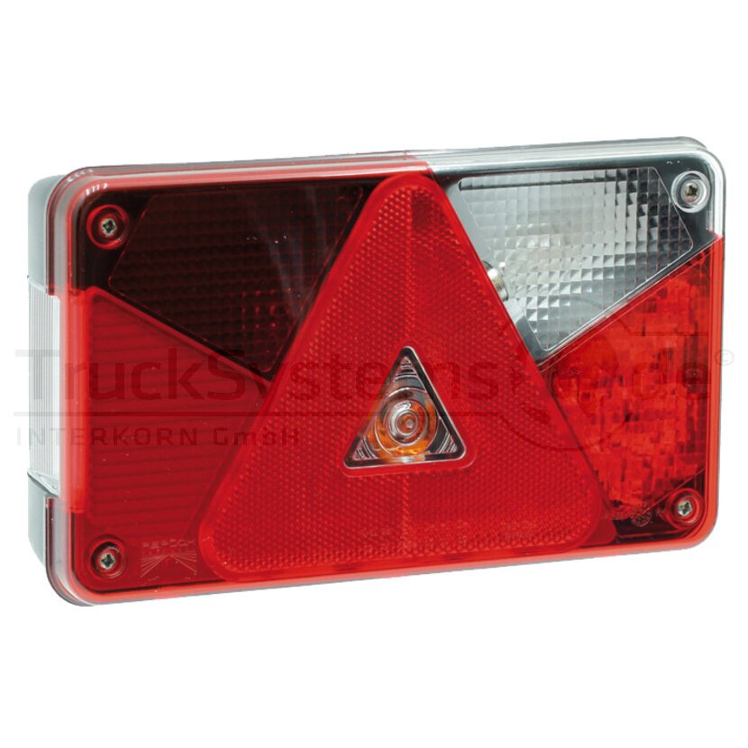 Aspöck Multipoint V LED, 12 V, re, 5-polig Bajonett, mit Dreieck, mit RFS - 24-8714-007 - 248714007 - 24-8714-001 - 248714001