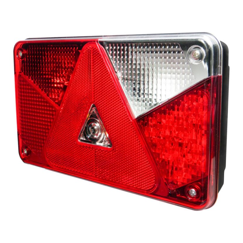Aspöck Multipoint V LED, 12 V, re, 5-polig Bajonett, mit Dreieck, mit RFS - 24-8714-007 - 248714007 - 24-8714-001 - 248714001