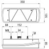 Aspöck Ecopoint II, 24 V, rechts, ohne Dreieck, 7-polig ASS, SML, OEM - 25-2960-007 - 252960007 - 25-2960-001 - 252960001