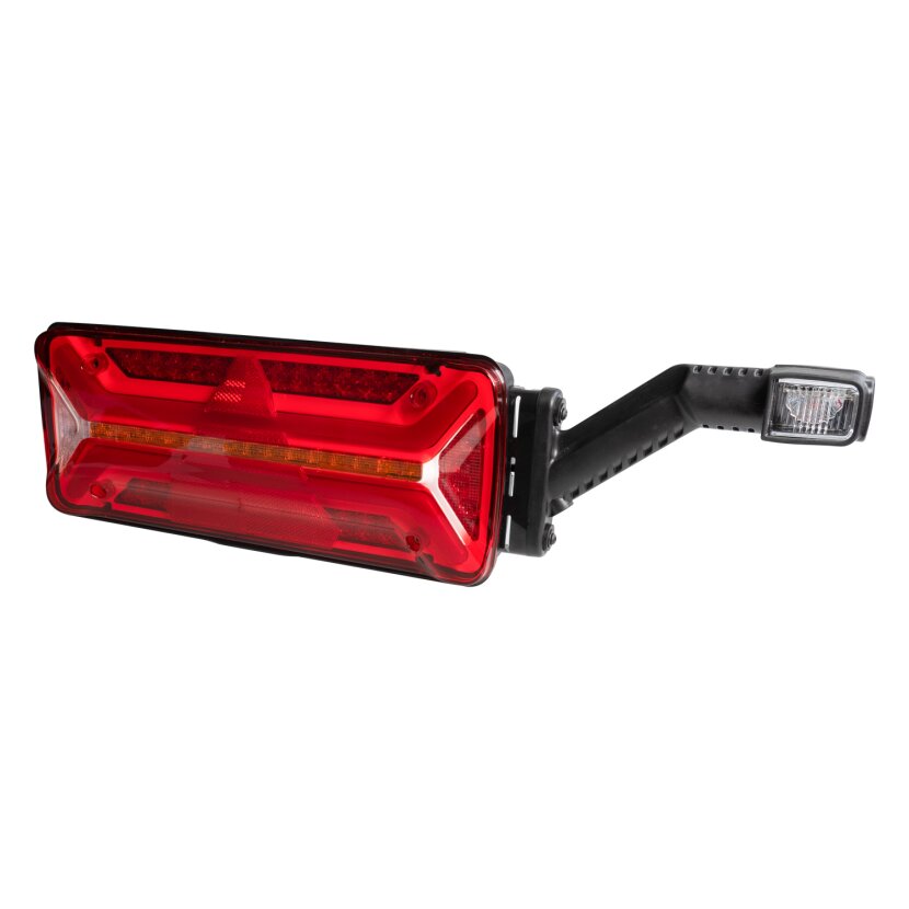 Aspöck EcoLED II, 12/24V, re, 7-polig+ 4x2-polig ASS, ISO-Impuls,URA,OEM - 25-4120-027 - 254120027 25-4120-021 - 254120021