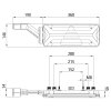 Aspöck EcoLED II, 12/24V, li, 7-polig+ 4x2-polig ASS, ISO-Impuls,URA,OEM - 25-4121-027 - 254121027 25-4121-021 - 254121021