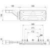 Aspöck EcoLED II, 12/24V, li,7-pol.+4x2-pol.Superseal,ISO-Imp.,URA,OEM - 25-4121-057 - 254121057 - 25-4121-051 - 254121051
