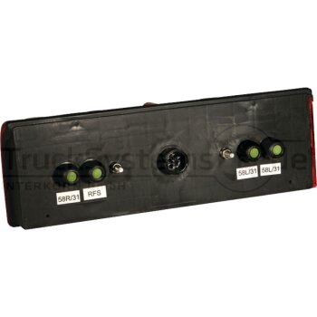 Aspöck Europoint II, 24 V, links, 7-pol., 4x 2-pol.,...