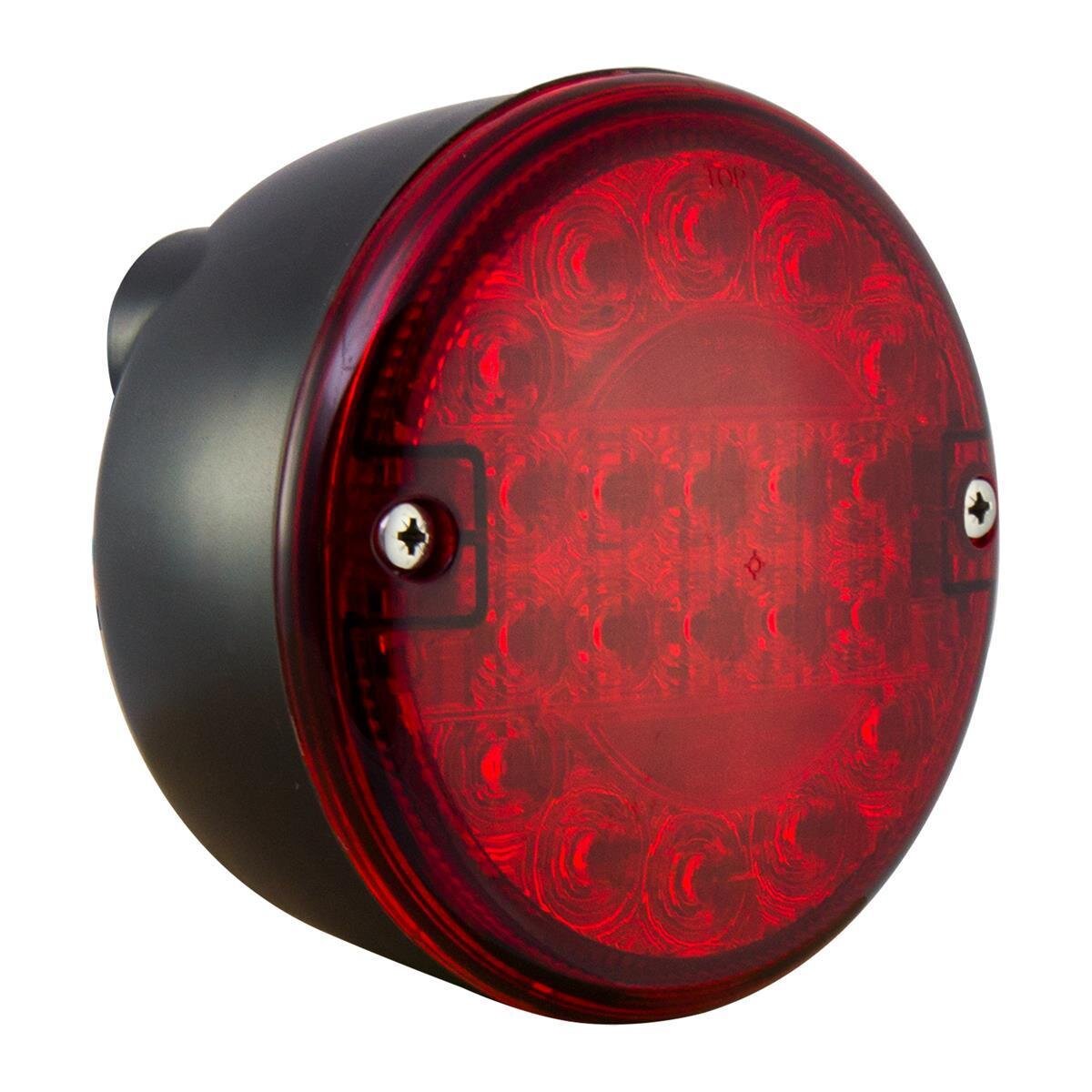 Aspöck Nebelschlussleuchte LED, 12/24 V, 140 mm Durchmesser, PG11, OEM - 27-8400-707 - 278400707 27-8400-701 - 278400701