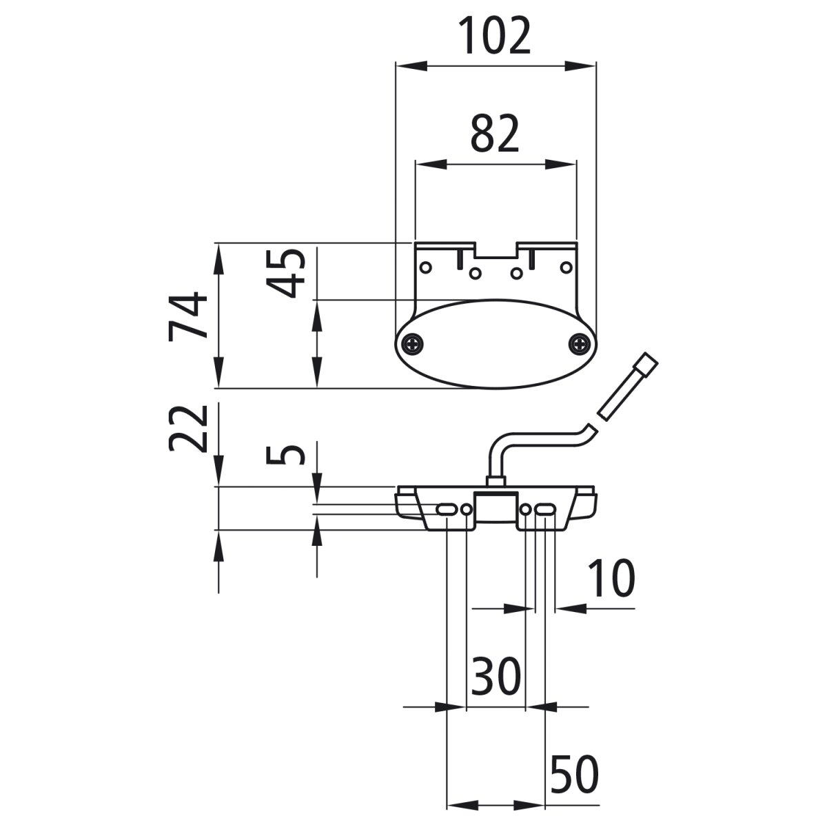 ASPÖCK Feu latéral à LED - Flatpoint LED Feux de gabarit - AGZ000783088