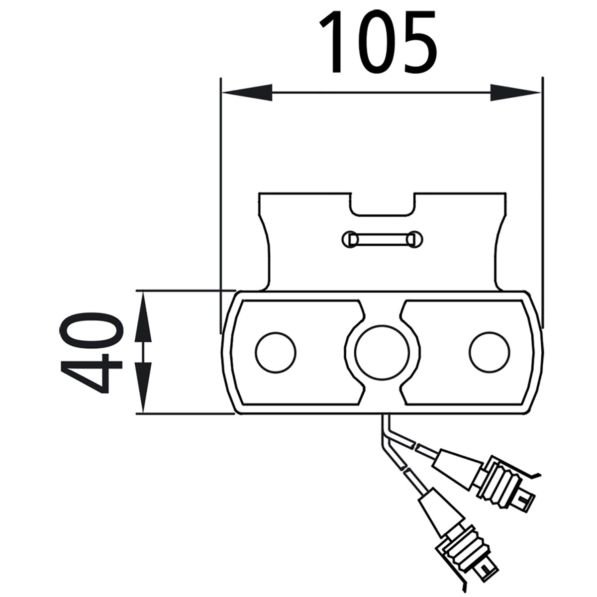 ASPÖCK Reparatur-Satz Unipoint II LED,24V,SML,2-pol.Supers.,Winkel 